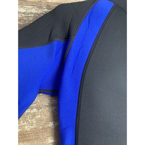 VTG DEEP SEE Full Body Wet Suit M/L 90% Neoprene 10% Nylon 3 MM Black Blue - Picture 8 of 16